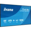 „iiyama LH6575UHS-B2AG“ reklaminis ekranas Skaitmeninės reklamos plokščiasis ekranas 163,8 cm (64,5 colio) LCD Wi-Fi 500 cd/m² 4K Ultra HD Juodas Integruotas procesorius Android 11 24/7