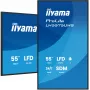 iiyama LH5575UHS-B2AG Signage Display Skaitmeninės reklamos plokščiasis ekranas 138,7 cm (54,6 colio) LCD Wi-Fi 500 cd/m² 4K Ultra HD Juodas Integruotas procesorius Android 11 24/7