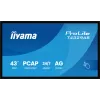 „iiyama T4329AS-B1AG“ kompiuterio monitorius 108 cm (42,5 colio) 3840 x 2160 pikselių 4K Ultra HD LED jutiklinis ekranas juodos spalvos