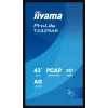„iiyama T4329AS-B1AG“ kompiuterio monitorius 108 cm (42,5 colio) 3840 x 2160 pikselių 4K Ultra HD LED jutiklinis ekranas juodos spalvos