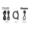 „iiyama T4329AS-B1AG“ kompiuterio monitorius 108 cm (42,5 colio) 3840 x 2160 pikselių 4K Ultra HD LED jutiklinis ekranas juodos spalvos