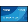 „iiyama T5529AS-B1AG“ reklaminis ekranas kiosko dizainas 138,7 cm (54,6 colio) LED Wi-Fi 450 cd/m² 4K Ultra HD juodas lietimui jautrus ekranas su integruotu procesoriumi Android 24/7