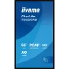 „iiyama T5529AS-B1AG“ reklaminis ekranas kiosko dizainas 138,7 cm (54,6 colio) LED Wi-Fi 450 cd/m² 4K Ultra HD juodas lietimui jautrus ekranas su integruotu procesoriumi Android 24/7
