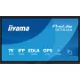 Skaitmeninės reklamos plokščiasis ekranas iiyama TE7515A-B1AG 74,5 col. liečiamuoju ekranu 4K Ultra HD