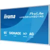 iiyama LH6581UHSG-1AG reklaminis ekranas Skaitmeninės iškabos plokščia panelė 163,8 cm (64,5 colio) Wi-Fi 500 cd/m² 4K Ultra HD Balta Integruotas procesorius Android 24/7