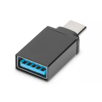 DIGITUS USB Type-C adapteris, tipo C į A Super-Speed, juodas