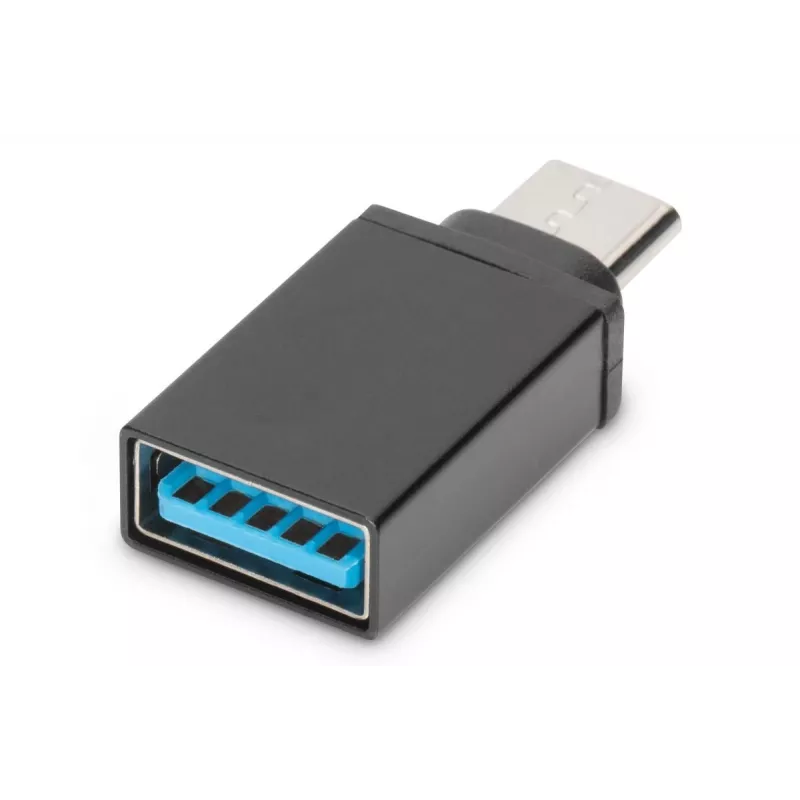DIGITUS USB Type-C adapteris, tipo C į A Super-Speed, juodas