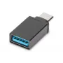 DIGITUS USB Type-C adapteris, tipo C į A Super-Speed, juodas