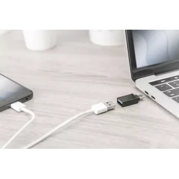 DIGITUS USB Type-C adapteris, tipo C į A Super-Speed, juodas