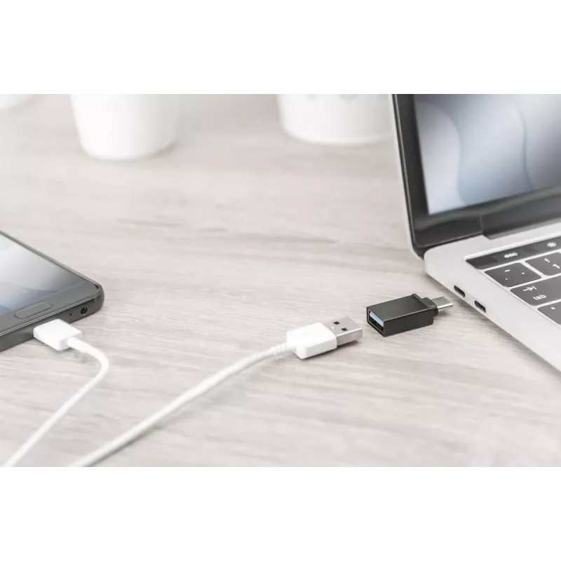 DIGITUS USB Type-C adapteris, tipo C į A Super-Speed, juodas