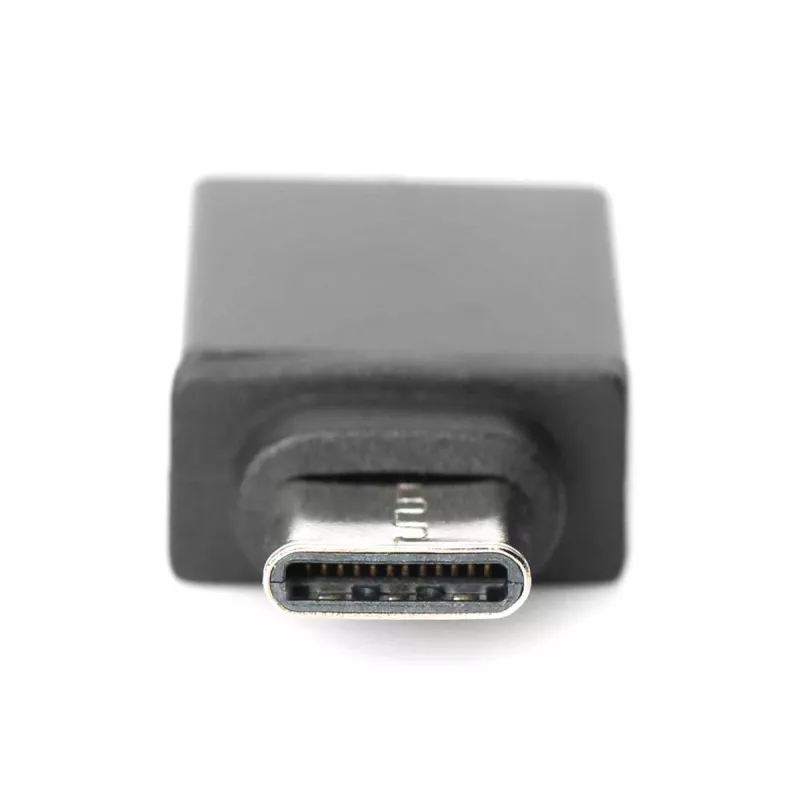 DIGITUS USB Type-C adapteris, tipo C į A Super-Speed, juodas