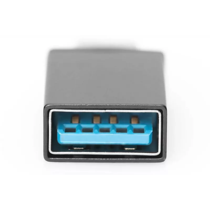 DIGITUS USB Type-C adapteris, tipo C į A Super-Speed, juodas