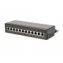 Patch Panel Digitus Desktop CAT 6A EA klasė Shielded Juoda