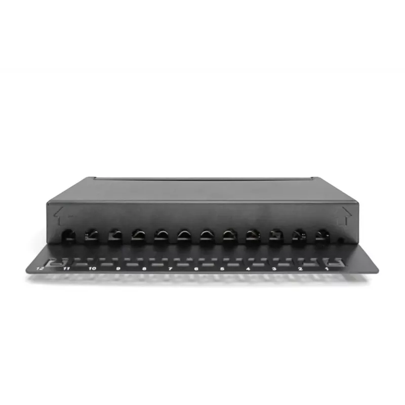 Patch Panel Digitus Desktop CAT 6A EA klasė Shielded Juoda