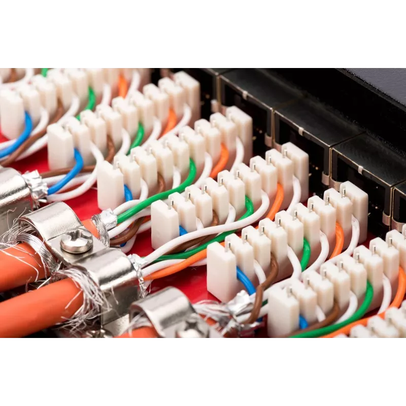 Patch Panel Digitus Desktop CAT 6A EA klasė Shielded Juoda