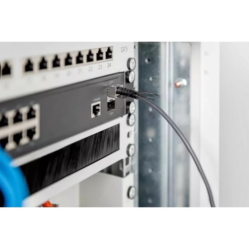 DIGITUS SFP+ 10G DAC kabelis 1m, AWG 30, Cisco, Ubiquiti, Allied Telesis, Allnet, D-Link, Edimax, Intellinet, KTI Networks