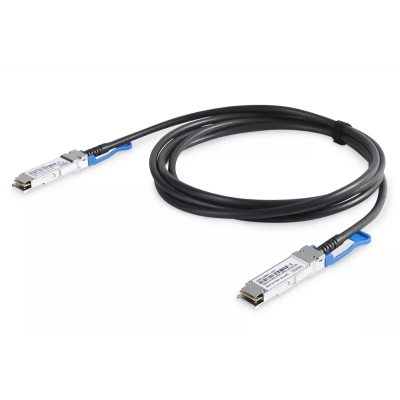 DIGITUS 100G QSFP28 tiesioginio prijungimo kabelis iki 28,3125 Gbps duomenų perdavimo spartos kanale 1 m