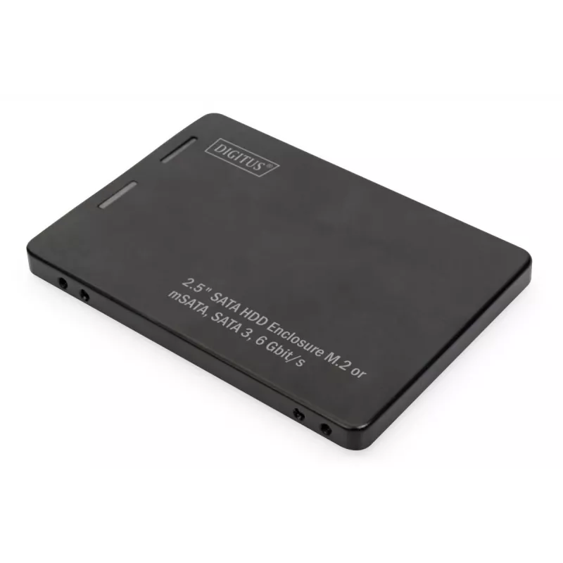 DIGITUS HDD korpusas 2,5 col. SATA - M.2 arba mSATA SATA 3 6 Gbit/s, rašymo greitis iki 520 MB/s