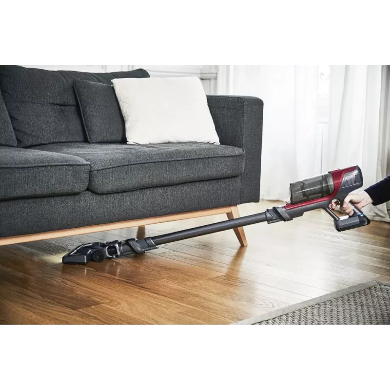 Rowenta RH6878 2-in-1 stick vacuum baterija Dry Cyclonic Bagless 0.55 L Red, Pilka