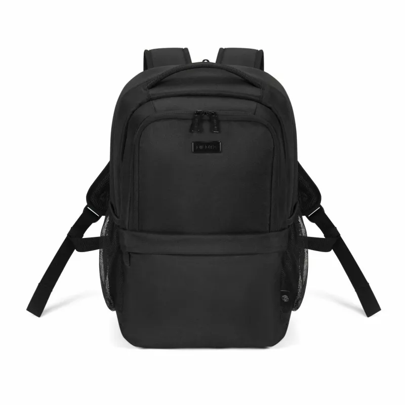 DICOTA Eco Core - 13-14,1 col. nešiojamojo kompiuterio kuprinė - juoda / 300d 100% perdirbtas PET poliesteris