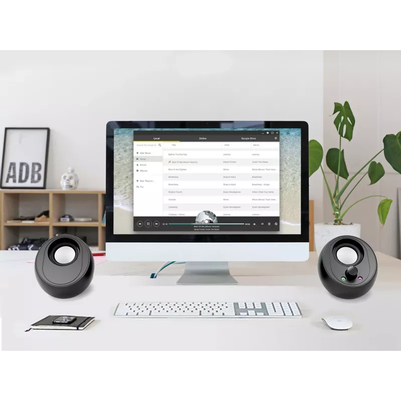 Conceptronic BJORN 2.0 kanalų kompiuterio garsiakalbis su Bluetooth, 10 W