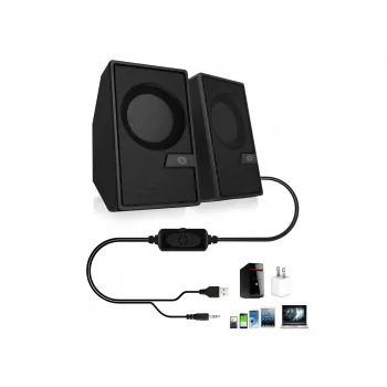 Conceptronic BJORN 2.0 kanalų kompiuterio garsiakalbis su Bluetooth, 6 W