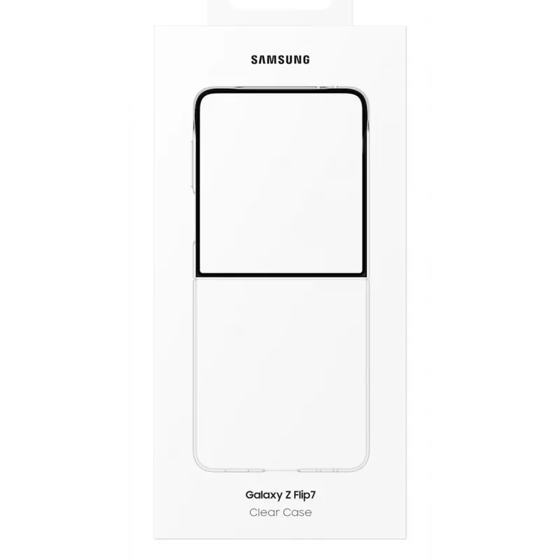 Samsung permatomas dėklas Galaxy Z Flip7, Dangtelis, Samsung, Galaxy Z Flip7, 17,5 cm (6,9 colio), Permatomas