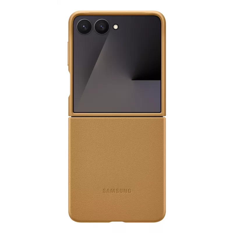 Apsauginis atverčiamas dėklas Samsung Flip7 Kindsuit EF-VF766PAEGWW, skirtas Galaxy Z Flip7 — Kupranugario spalva