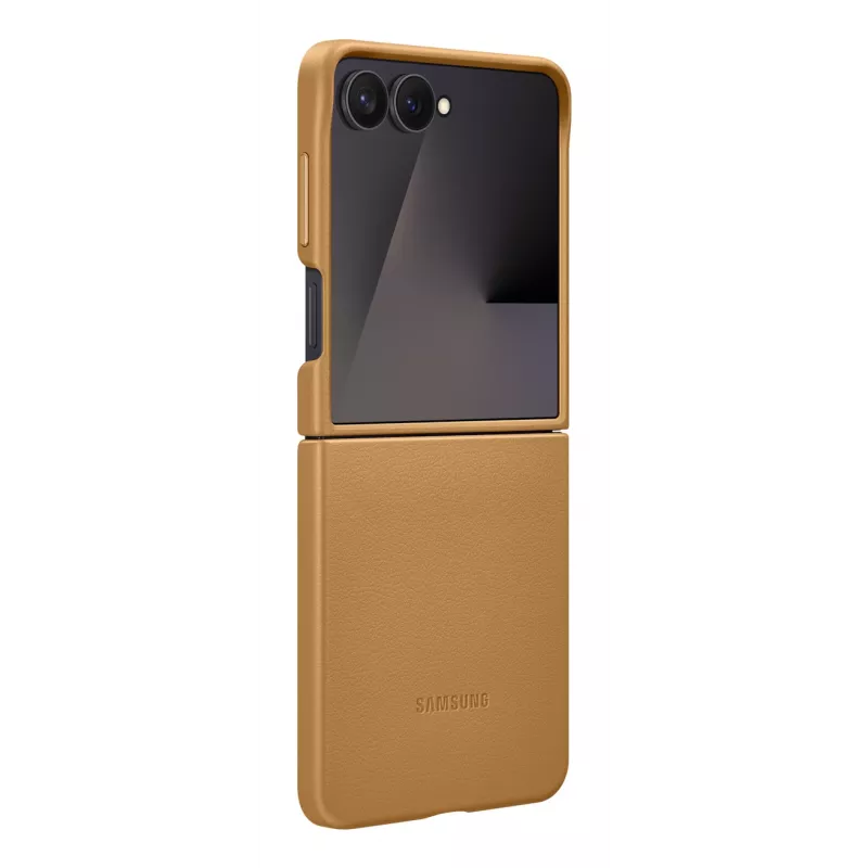 Apsauginis atverčiamas dėklas Samsung Flip7 Kindsuit EF-VF766PAEGWW, skirtas Galaxy Z Flip7 — Kupranugario spalva