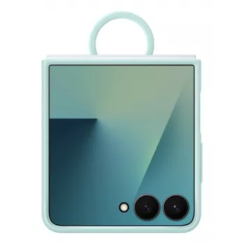 Samsung Ring Case (Silicone) Galaxy Z Flip7, Dėklas, Samsung, Galaxy Z Flip7, 17,5 cm (6,9 col.), Mėtinė spalva