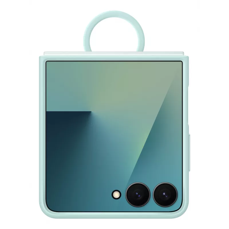 Samsung Ring Case (Silicone) Galaxy Z Flip7, Dėklas, Samsung, Galaxy Z Flip7, 17,5 cm (6,9 col.), Mėtinė spalva