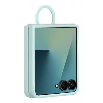 Samsung Ring Case (Silicone) Galaxy Z Flip7, Dėklas, Samsung, Galaxy Z Flip7, 17,5 cm (6,9 col.), Mėtinė spalva