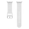 Samsung Sport Band (M/L), skirtas Galaxy Watch8 | Watch8 Classic, dirželis, išmanusis laikrodis, balta, Samsung, Galaxy Watch8 | Watch8 Classic, guma