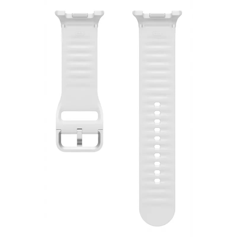 Samsung Sport Band (M/L), skirtas Galaxy Watch8 | Watch8 Classic, dirželis, išmanusis laikrodis, balta, Samsung, Galaxy Watch8 | Watch8 Classic, guma