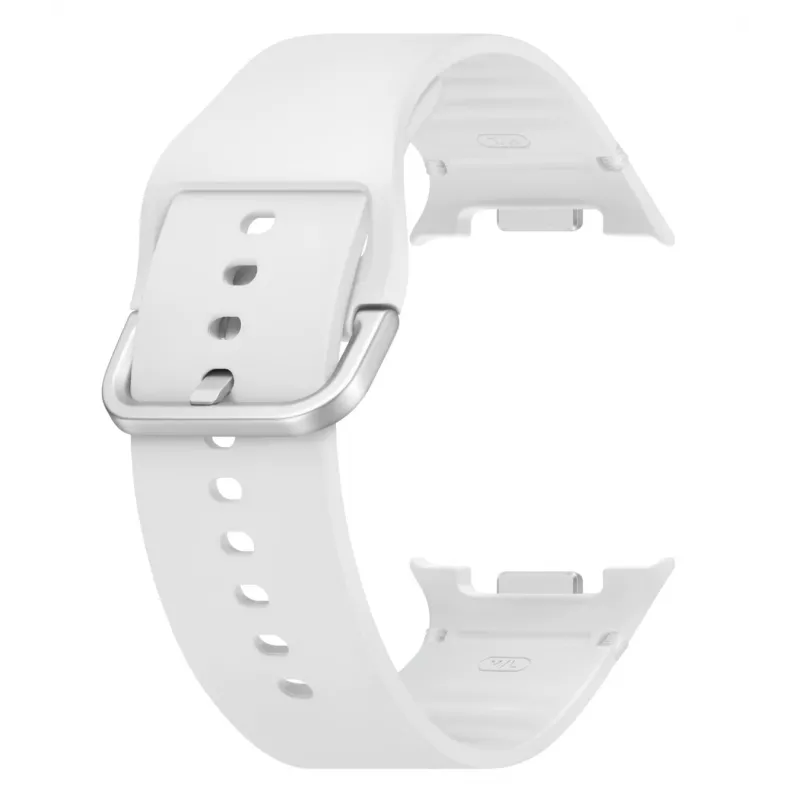 Samsung Sport Band (M/L), skirtas Galaxy Watch8 | Watch8 Classic, dirželis, išmanusis laikrodis, balta, Samsung, Galaxy Watch8 | Watch8 Classic, guma