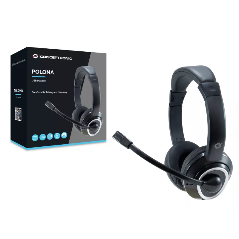 Ausinės Conceptronic POLONA USB ausinės