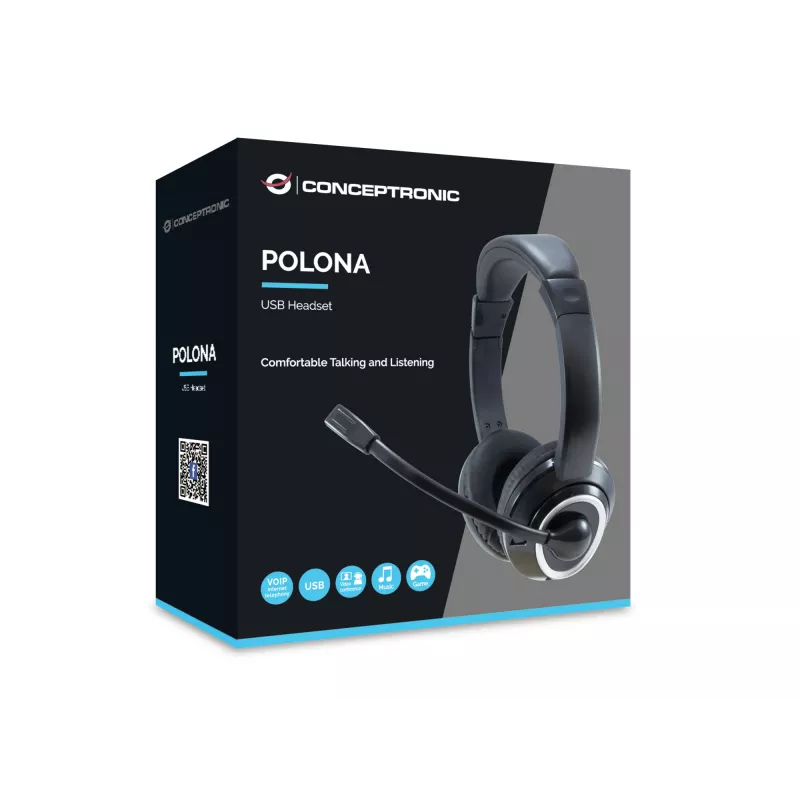 Ausinės Conceptronic POLONA USB ausinės