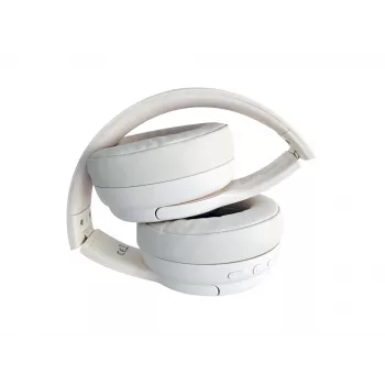 „Conceptronic PARRIS03C“ stereofoninės ausinės su „Bluetooth“, laidinis ir belaidis ryšys, muzikai, 20 – 20 000 Hz, 198,5 g, galvos apdangalo ausinės, kreminės spalvos