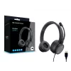 Conceptronic POLONA05B stereofoninės USB ausinės, triukšmą slopinantis mikrofonas