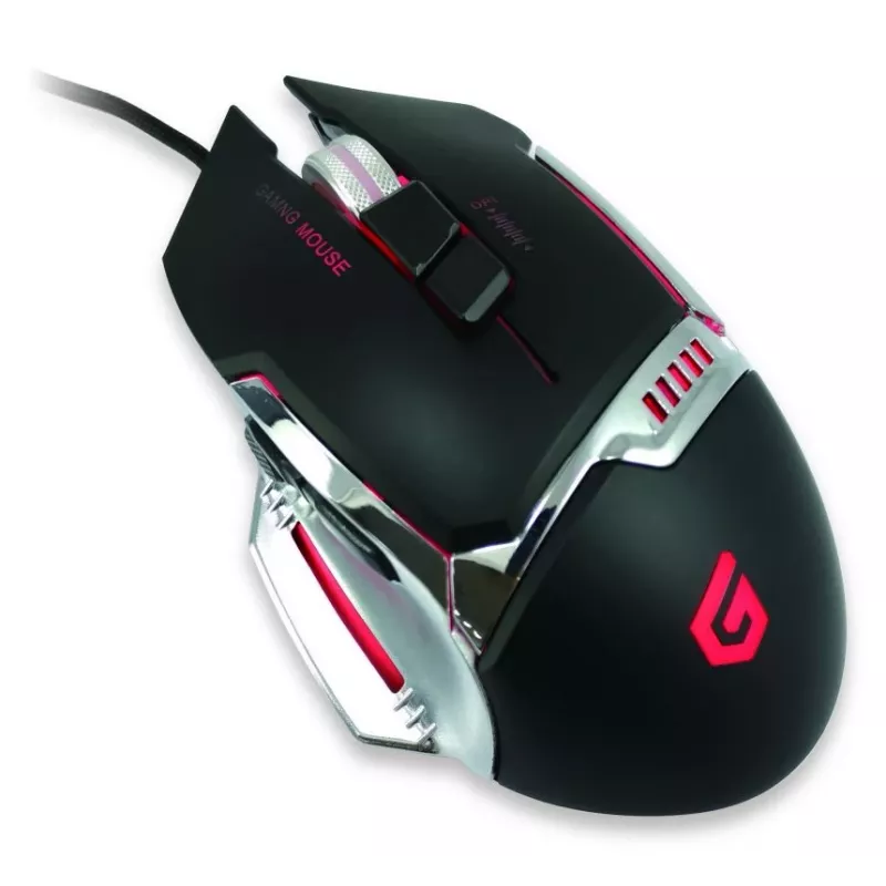 „Conceptronic DJEBBEL 8“, žaidimų USB pelė, 8 programuojami mygtukai, 4000 DPI
