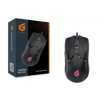 Conceptronic DJEBBEL 6D žaidimų pelė, 7200 DPI, dešiniarankė, optinė, USB Type-A, 7200 DPI, juoda
