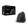 Conceptronic LORCAN ERGO 6 mygtukų ergonominė Bluetooth pelė, dešiniarankiams, vertikalus dizainas, optinė, Bluetooth, 1600 DPI, juoda
