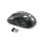 Conceptronic CLLM5BTRVWL 6 mygtukų belaidė kelioninė pelė, dešiniarankiams, optinė, RF belaidė, 1600 DPI, juoda