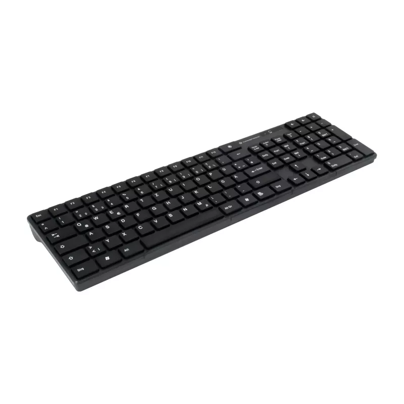Conceptronic ORAZIO01DE klaviatūra Pridedama pelė Namams RF belaidė QWERTZ vokiečių k. juoda