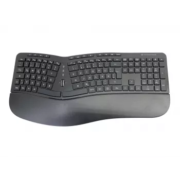 Conceptronic ORAZIO ERGO belaidė ergonominė klaviatūra ir pelės rinkinys, vokiškas išdėstymas