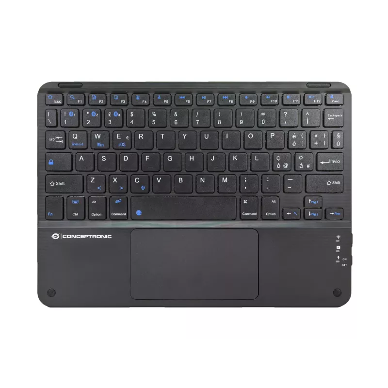 Conceptronic TOBIN01BIT 10 colių Bluetooth jutiklinė klaviatūra, QWERTY itališka