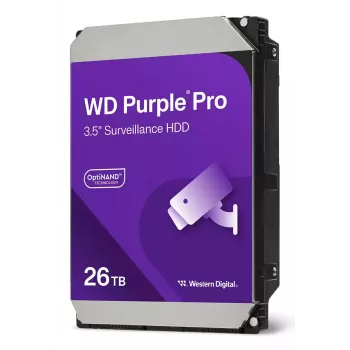 WESTERN DIGITAL kietasis diskas - WD Purple Pro WD260PURP - 26 TB - SATA 6 Gb/s - 3,5 col. - 512 MB buferis