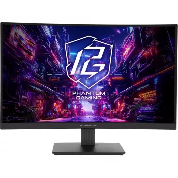 ASRock Žaidimų Monitorius - PG27QRT1B - 27 colių - 2560 x 1440 QHD - Lenktas 180Hz - Juodas