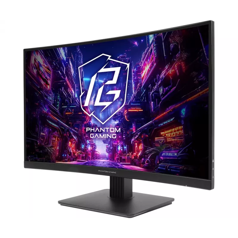 ASRock Žaidimų Monitorius - PG27QRT1B - 27 colių - 2560 x 1440 QHD - Lenktas 180Hz - Juodas