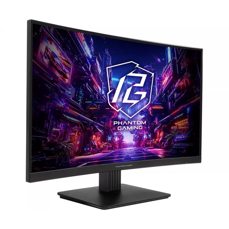 ASRock Žaidimų Monitorius - PG27QRT1B - 27 colių - 2560 x 1440 QHD - Lenktas 180Hz - Juodas